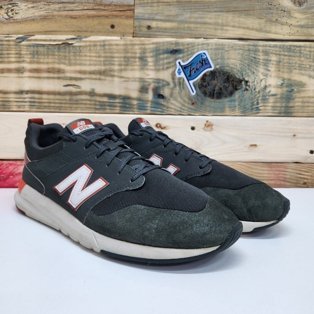 New Balance 009 Athletic Running Shoes Men’s Size 13 Hunter Green Orange